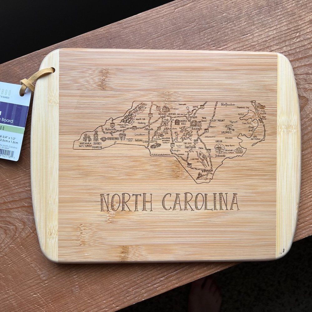 North Carolina Bamboo Cutting Board